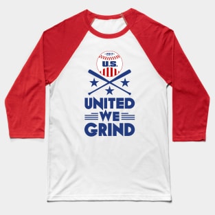 Grind Away USA - Dark Baseball T-Shirt